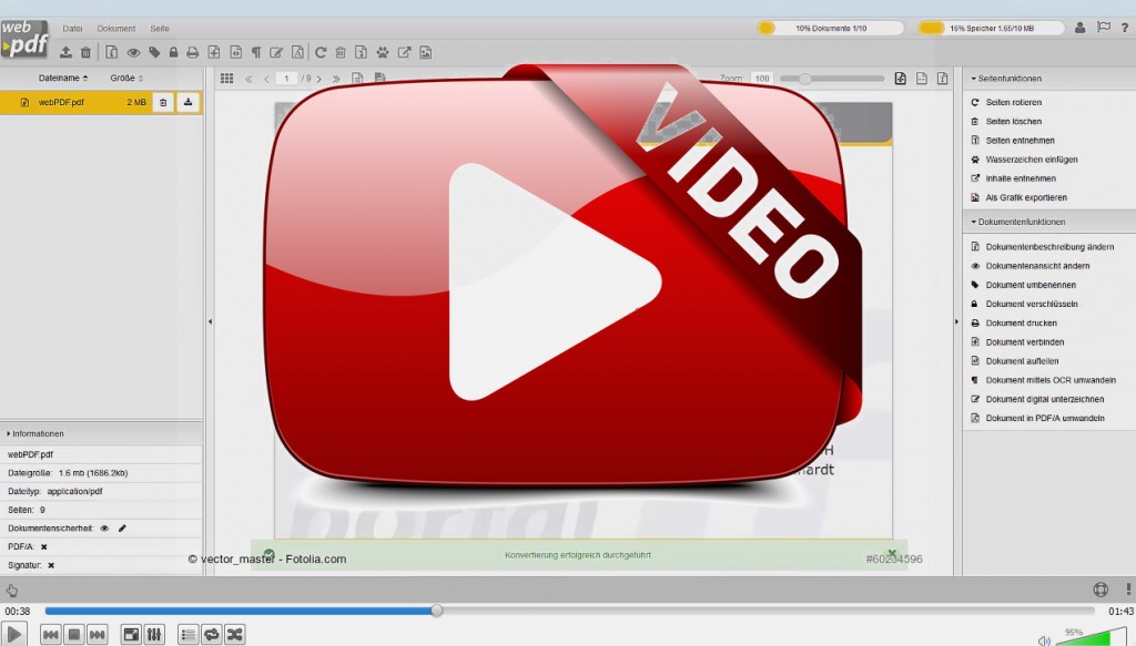 Video Player Bild